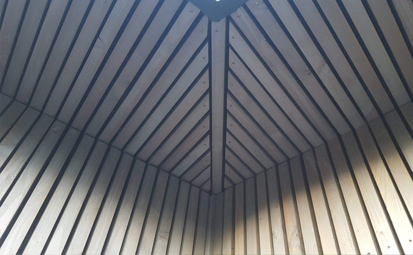 Douche italienne — salle de bain maison ossature bois Lacanau
